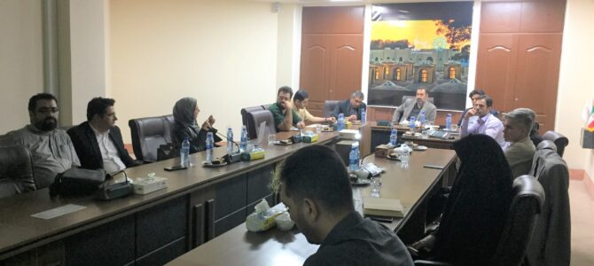 نشست نمایندگان صندوق پژوهش و فناوری غیردولتی سرمایه گذاری خطرپذیر شرکتی بارمان افق نصر با شرکتهای فناور و دانش بنیان پارک علم و فناوری یزد